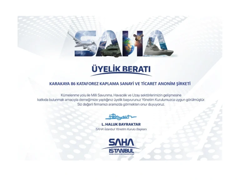 SAHA İSTANBUL ÜYELİK