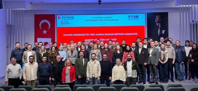 TÜYİDER’den Yüzey İşlem Eğitimi
